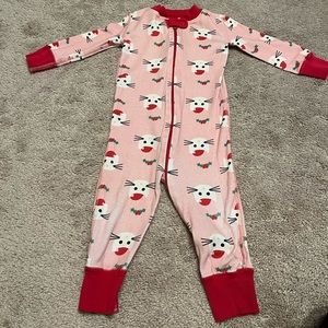 Hanna Andersson cat holiday pajamas